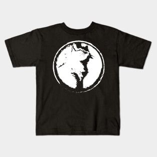 cat shadow, cat silhouette Kids T-Shirt